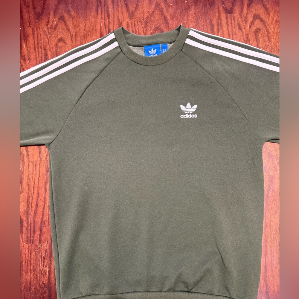 Adidas Olive Green Sweatshirt
